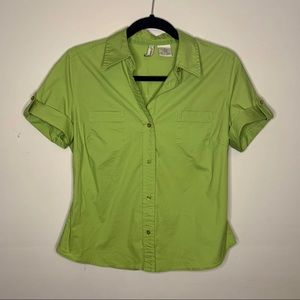 St. John’s Bay Lime Button-up